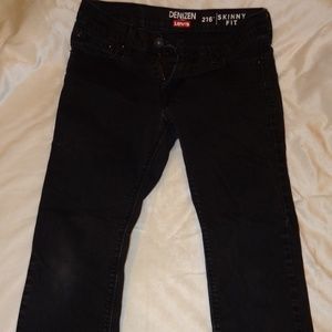 Levis 216 Denizen jeans - skinny fit 30x30 - black